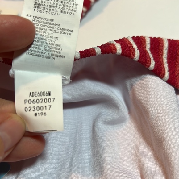 Cupshe Bikini Swimsuit Stripe Triangle Low Waist Two Piece Bathing Suit Size S - Picture 12 of 13